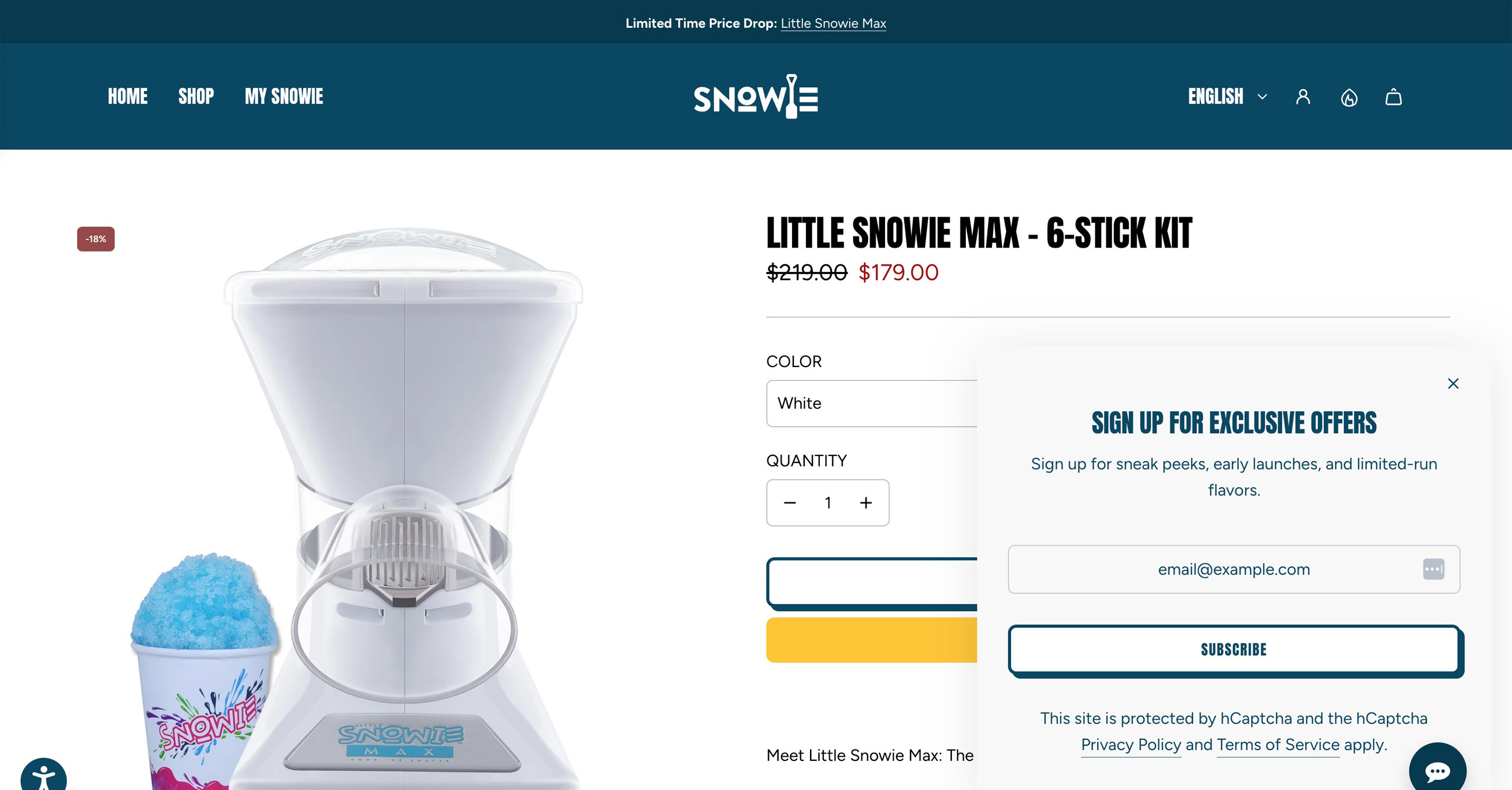 Little Snowie Max PDP